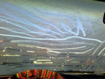 Inside-windshield Frost