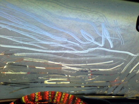 Inside-windshield Frost